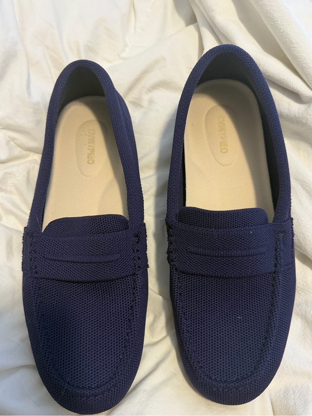 Classic Women’s  Navy Slip-On Loafers 9.5